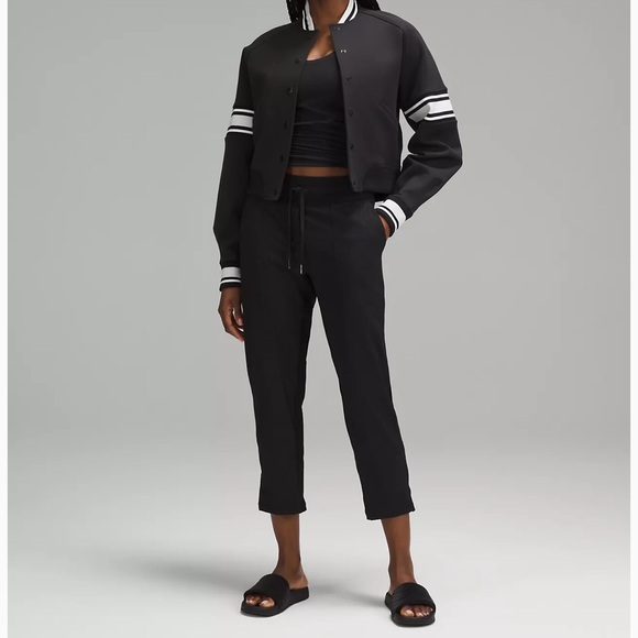 Lululemon Dance Studio Mid-Rise Cropped Pant - Black 10 Straight Leg - Picture 2 of 9